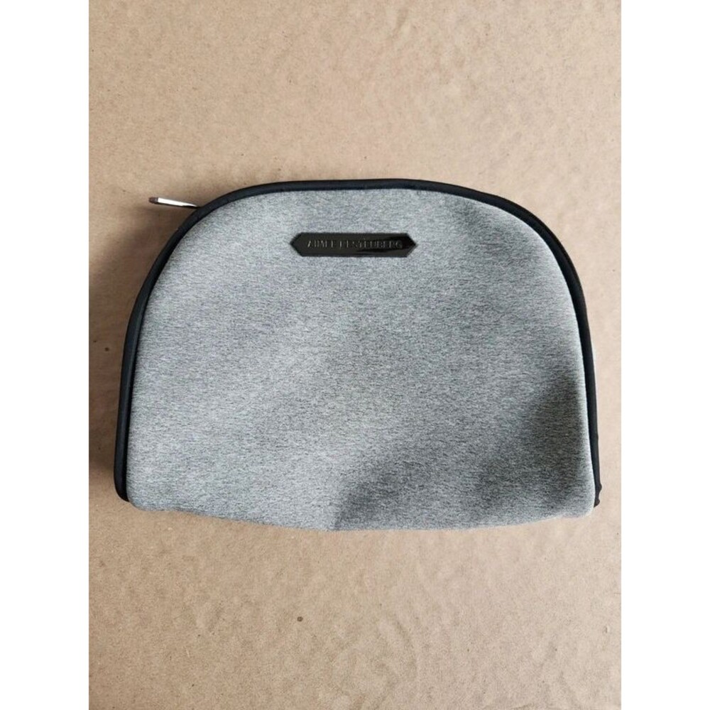 Aimee Kestenberg gray neoprene makeup bag toiletry bag